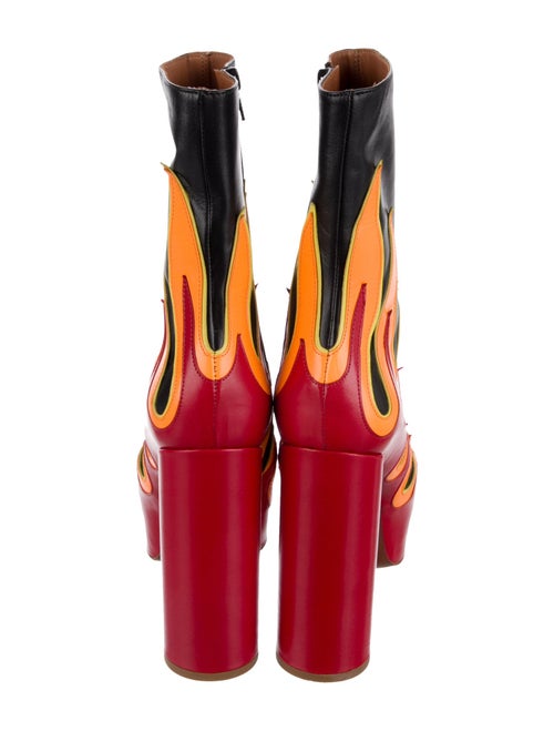 Vetements Flame Leather Boots