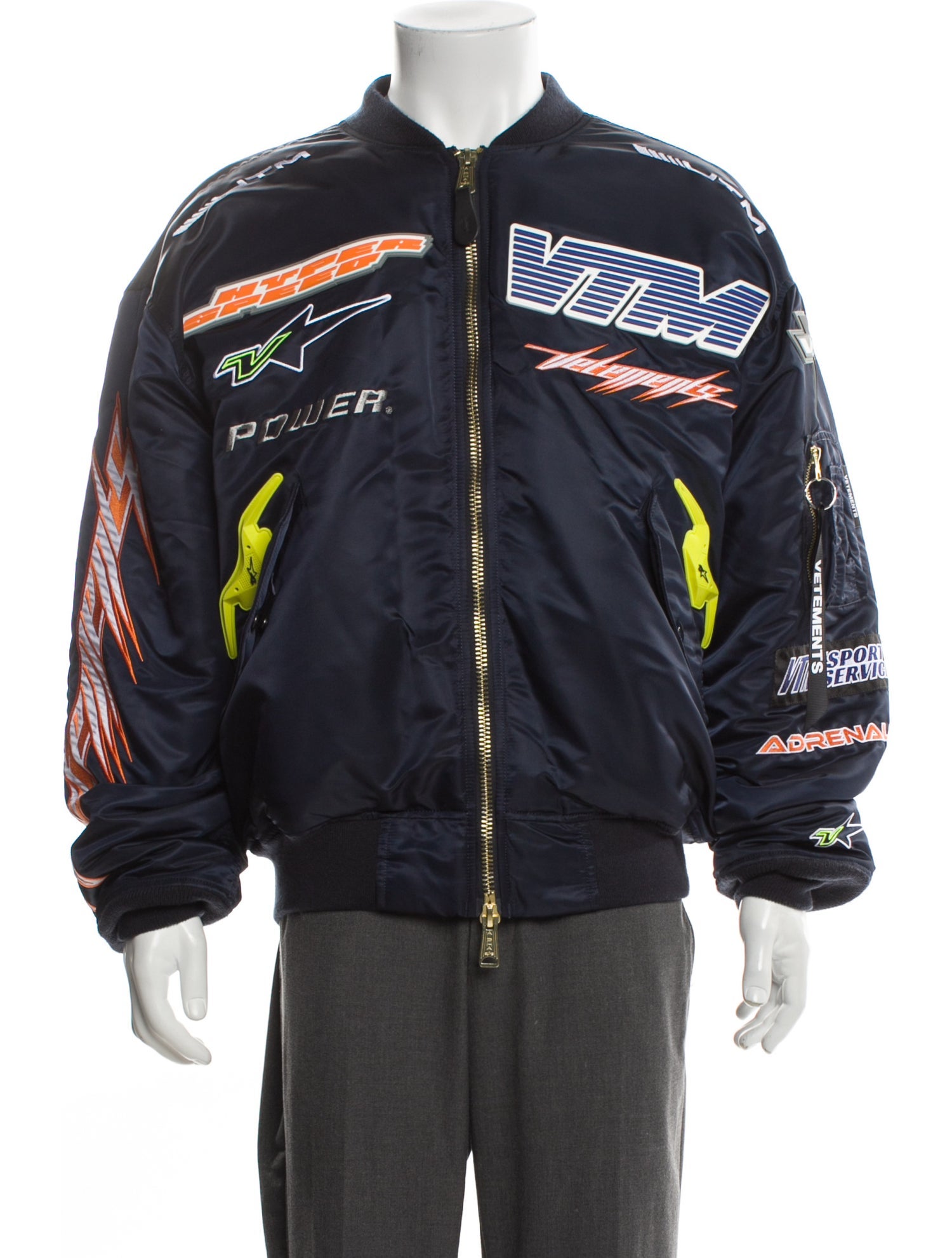 Vetements x Alpha Industries 2019 Racing MA-1 Windbreaker