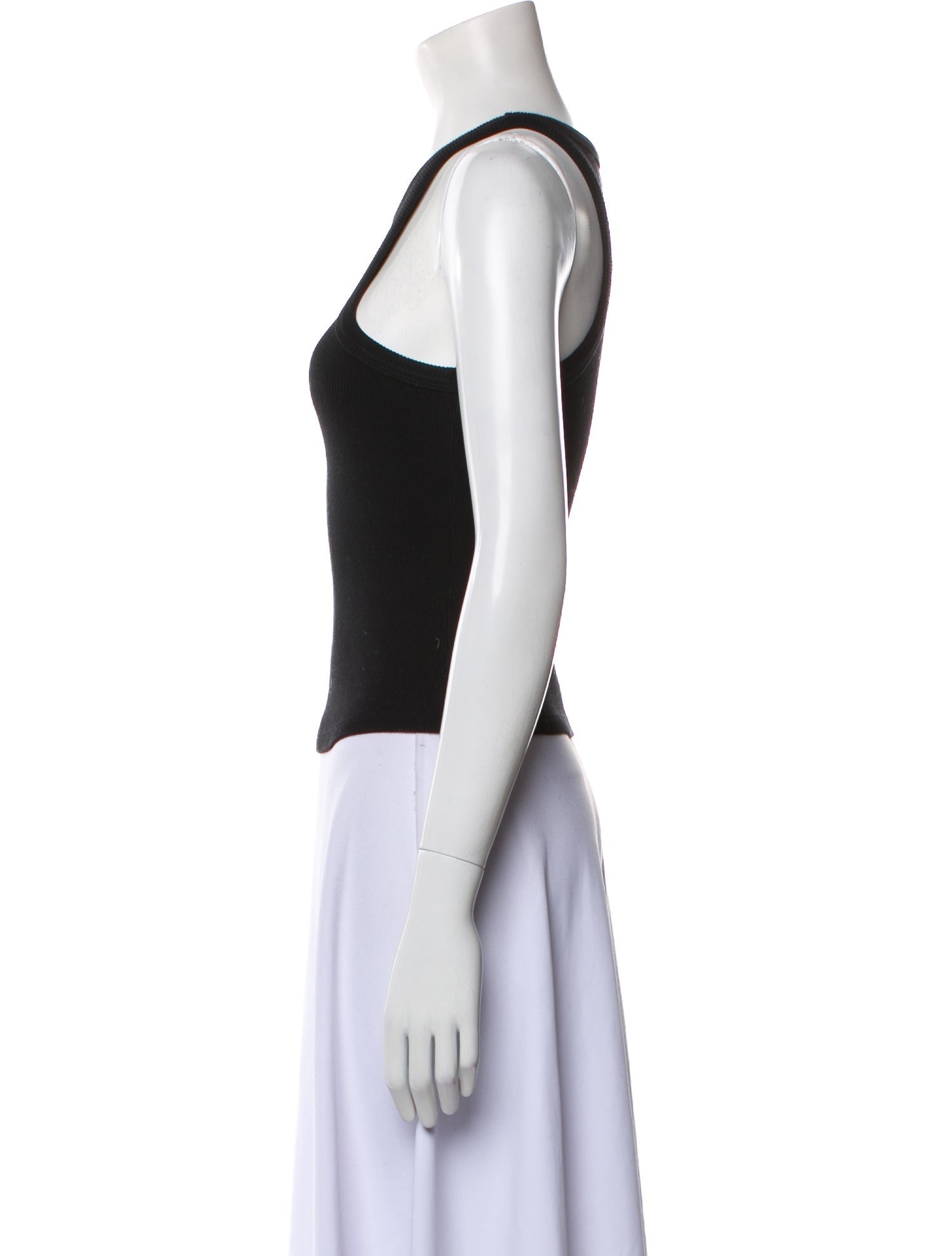 Vetements Scoop Neck Sleeveless Top