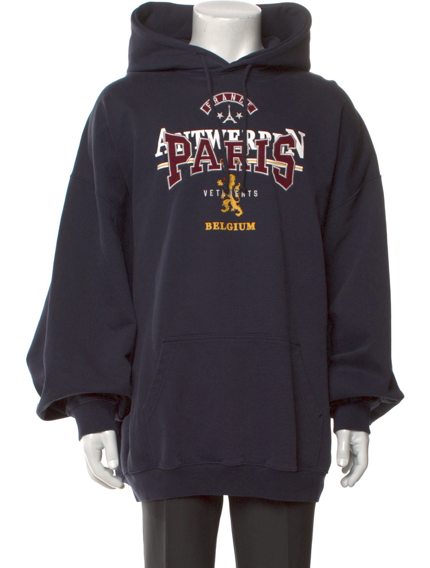 Vetements Signature Logo Antwerpen/Paris Hoodie