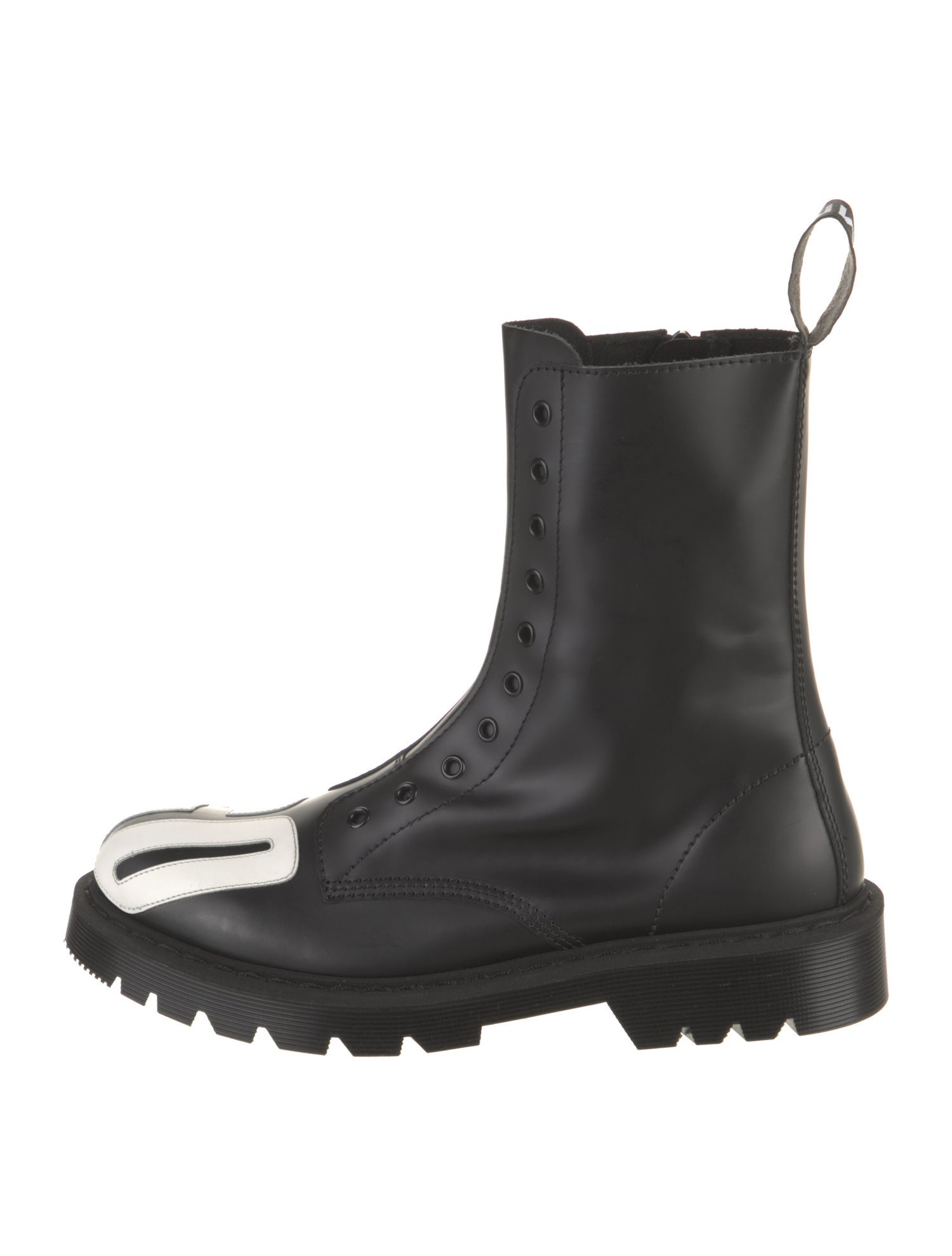 Vetements Leather Combat Boots