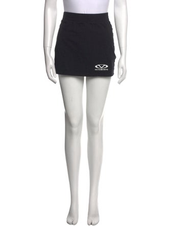 Vetements Oval Logo Mini Skirt