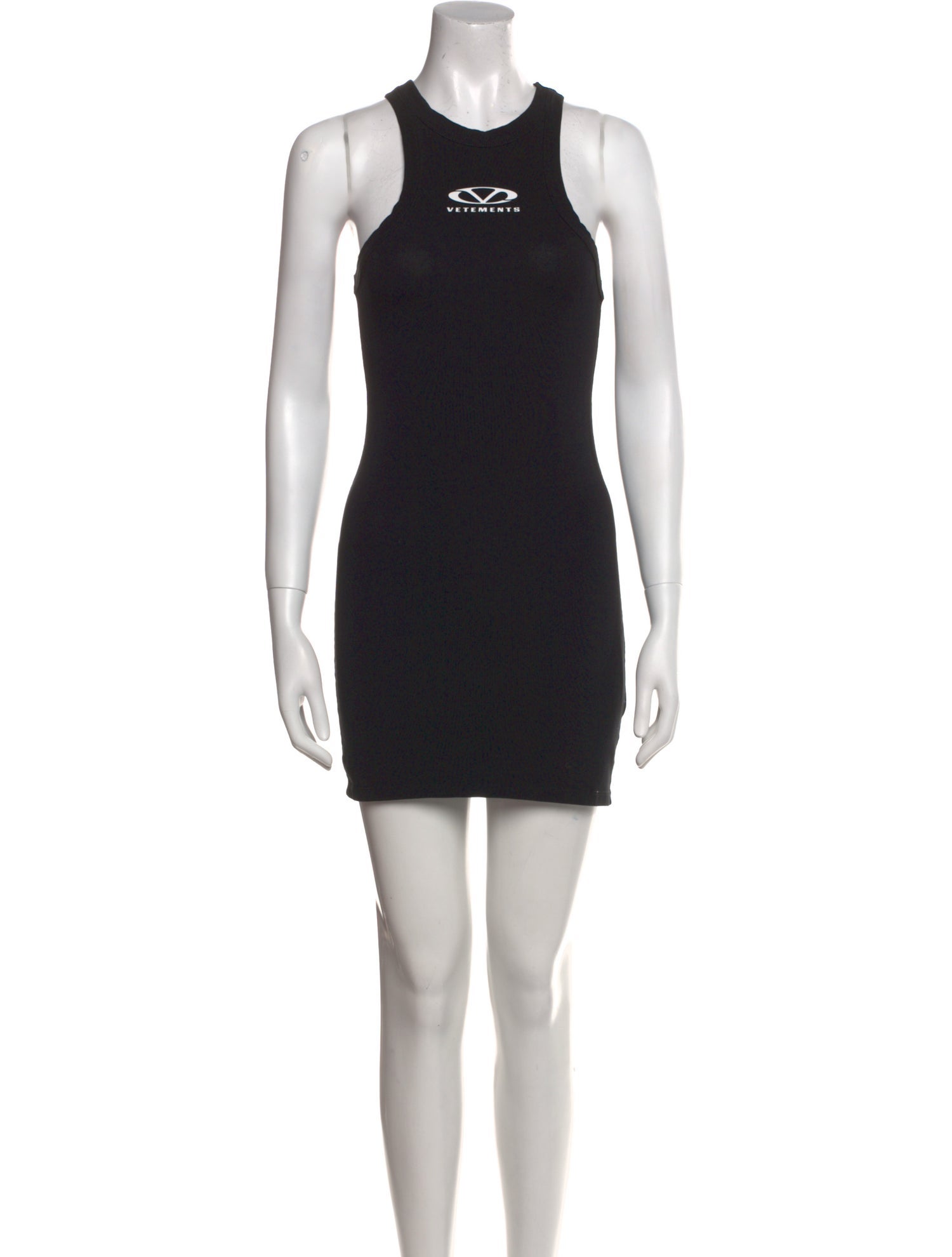 Vetements Crew Neck Mini Dress