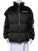 Vetements Two-Tone Feather-Down Nylon Down Jacket