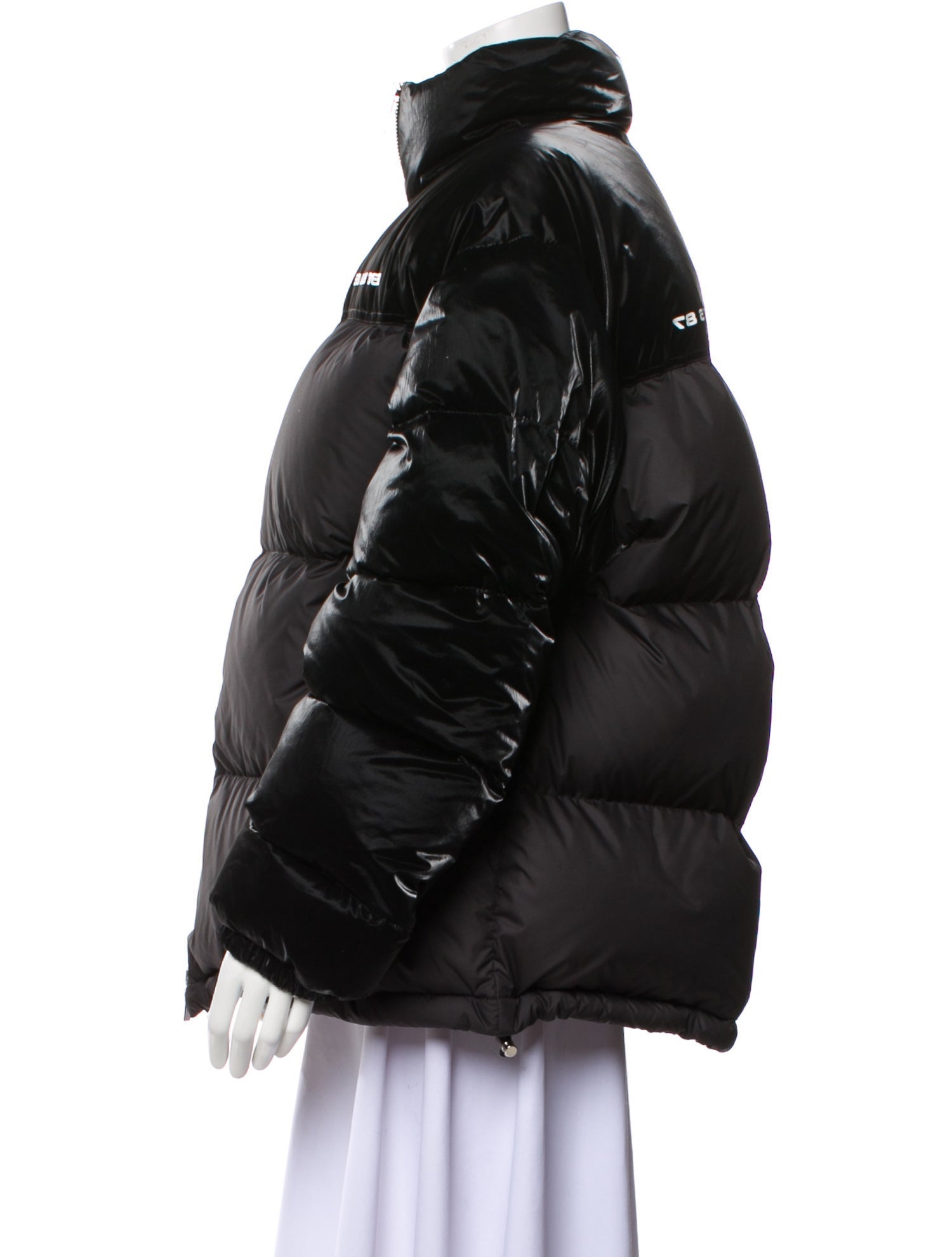 Vetements Two-Tone Feather-Down Nylon Down Jacket