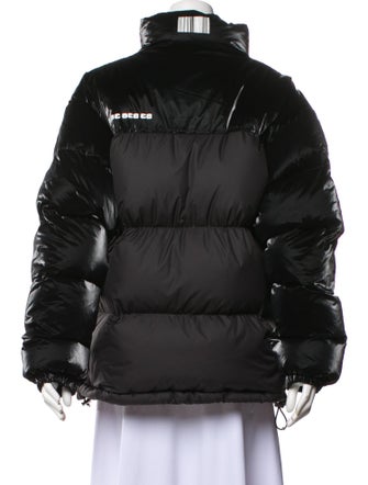 Vetements Two-Tone Feather-Down Nylon Down Jacket
