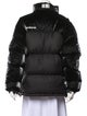 Vetements Two-Tone Feather-Down Nylon Down Jacket