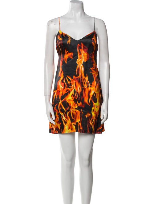 Vetements Printed Mini Dress