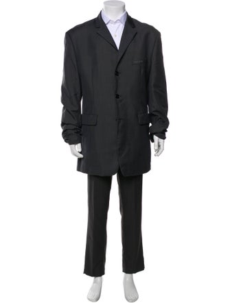 Vetements 2019 Signature Logo Overcoat