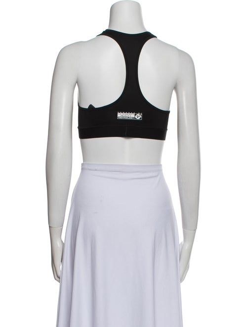 Vetements Graphic Print Scoop Neck Crop Top