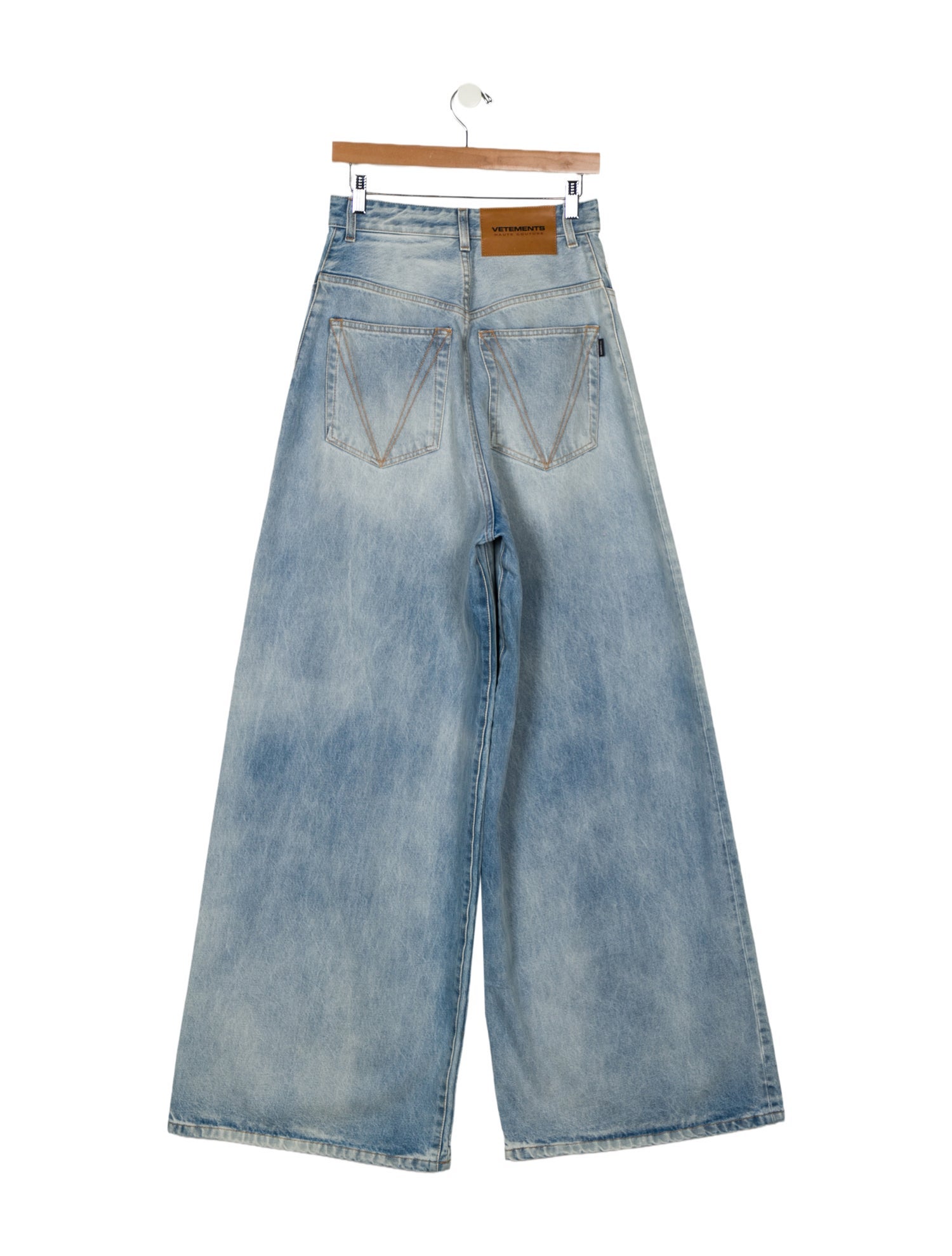 Vetements High-Rise Wide Leg Jeans