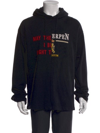 Vetements Split Graphic Print Hoodie