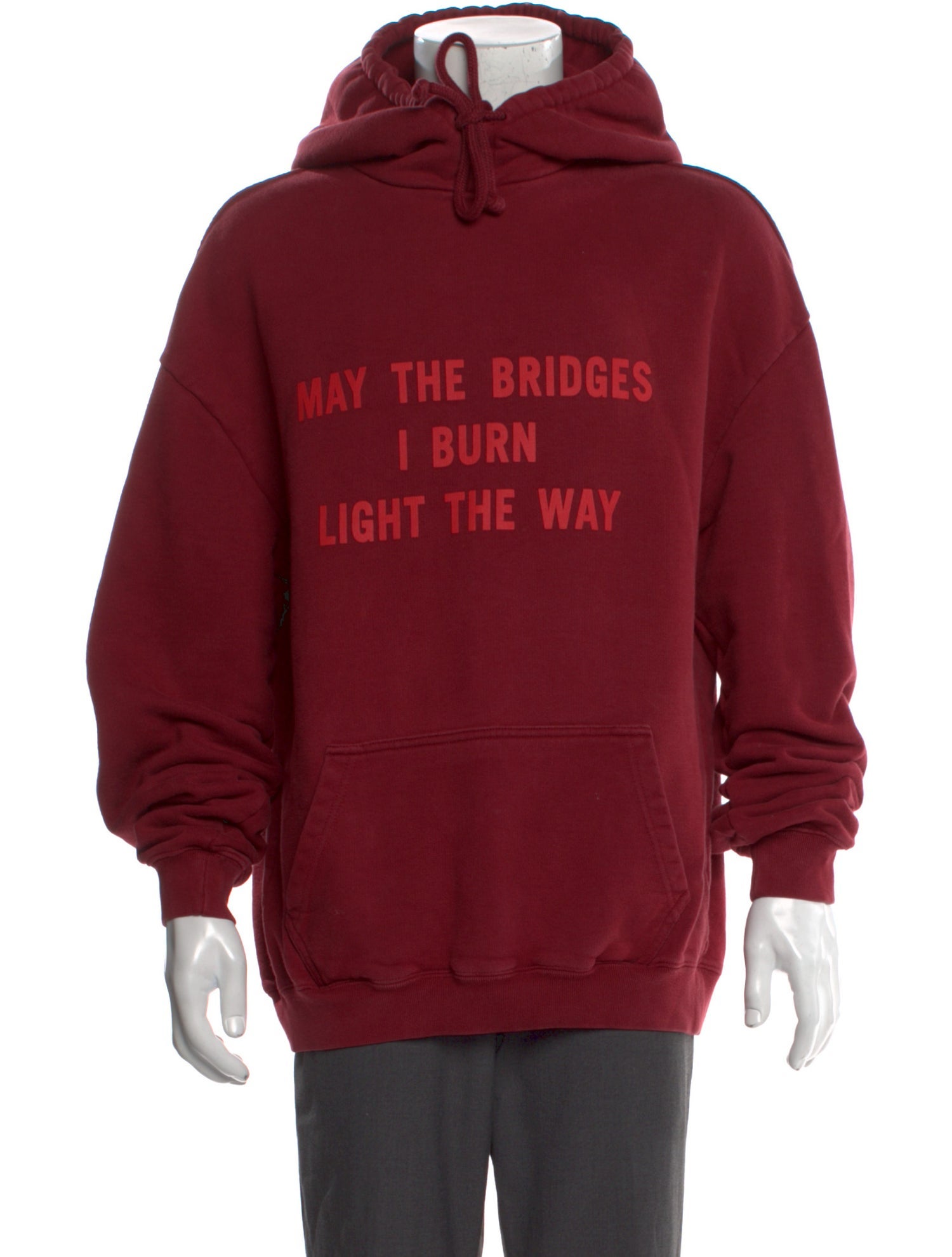 Vetements 2017 'May The Bridges I Burn Light The Way' Hoodie