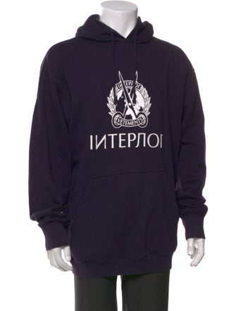 Vetements 2020 Graphic Print Hoodie