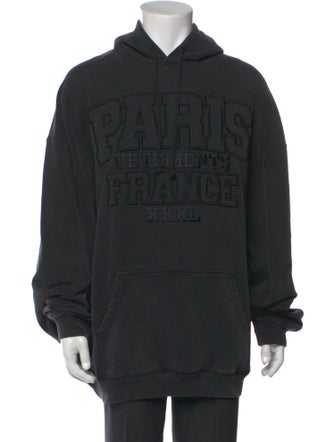 Vetements Graphic Print Crew Neck Hoodie