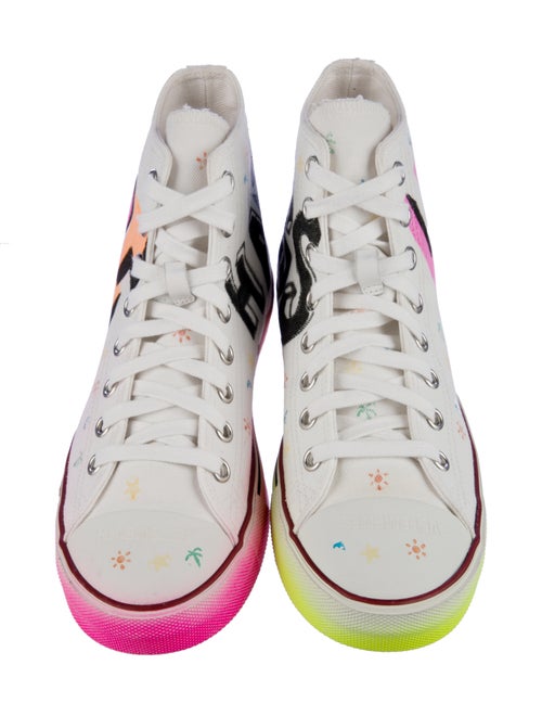 Vetements Canvas Printed Sneakers