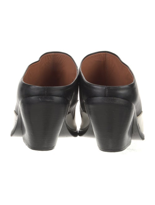 Vetements Leather Colorblock Pattern Mules