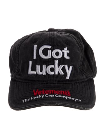 Vetements Cotton Embroidered Baseball Cap