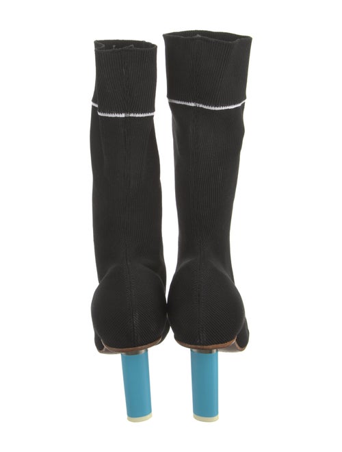 Vetements Graphic Print Sock Boots