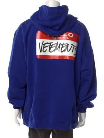 Vetements 'My Name Is Vetements' Graphic Print Hoodie