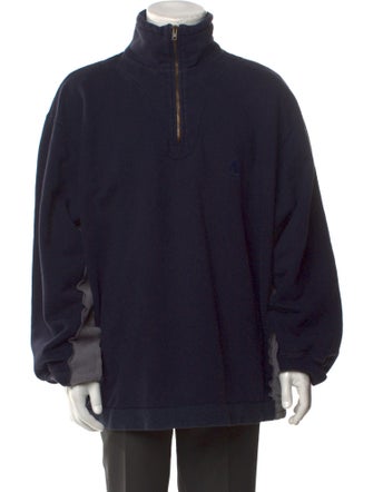 Vetements 2019 Half-Zip Logo Sweatshirt