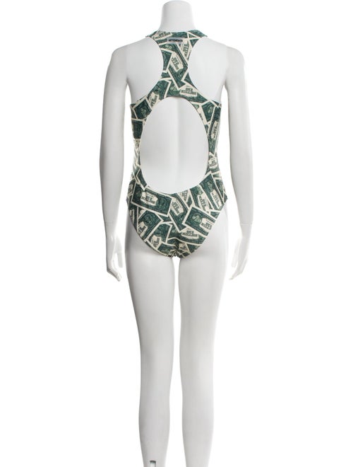 Vetements 'Million Dollar' Open Back Printed One-Piece
