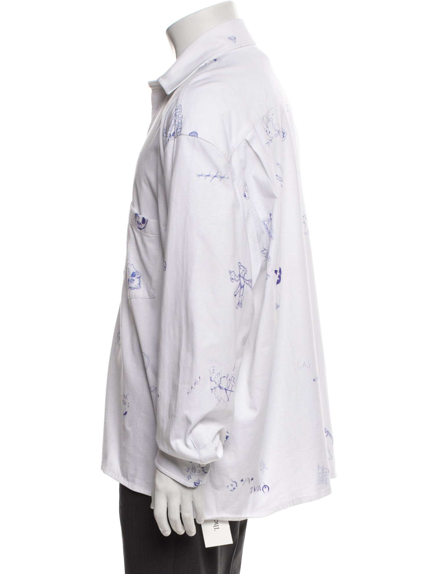 Vetements 2019 Scribble Dress Shirt w/ Tags