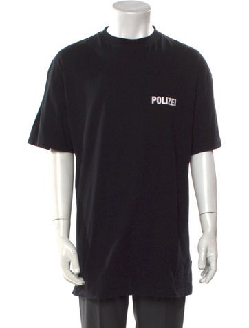 Vetements T-Shirts 2021 Polizei T-Shirt S