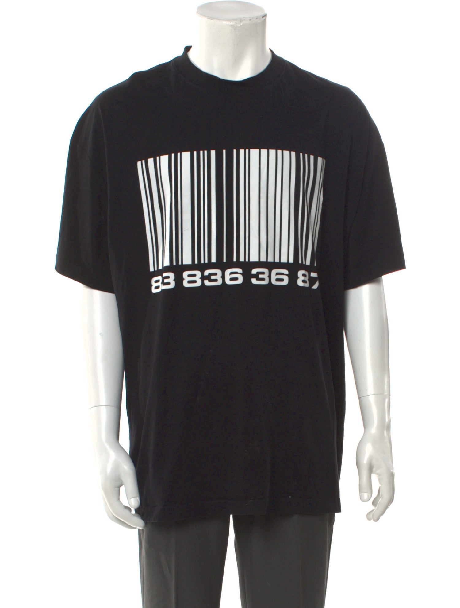 Vetements Big Barcode Graphic Print T-Shirt