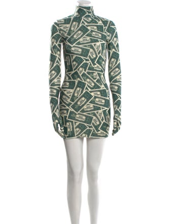Vetements Dollar Body Suit Mini Dress