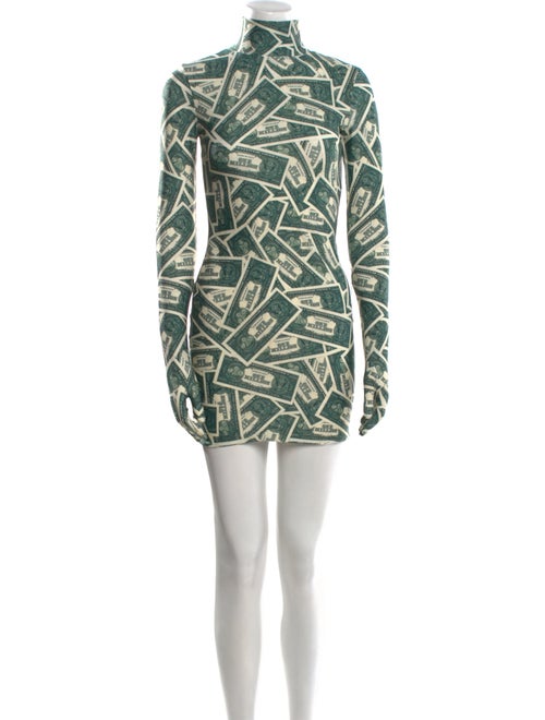 Vetements Dollar Body Suit Mini Dress