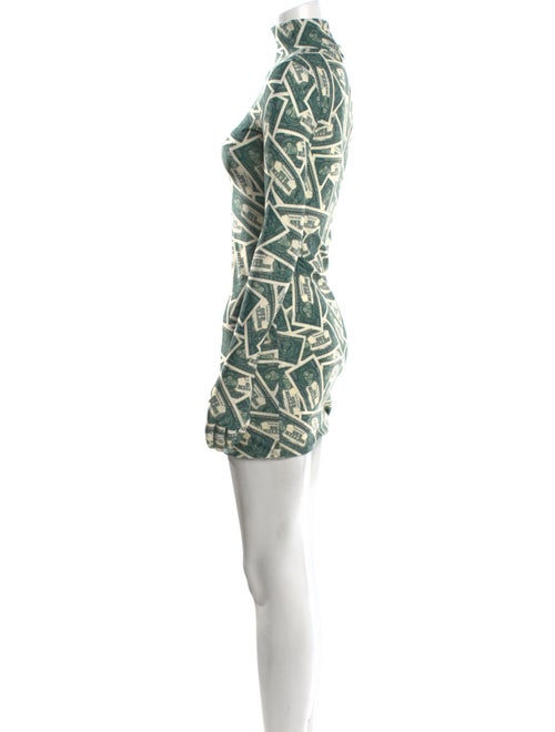 Vetements Dollar Body Suit Mini Dress