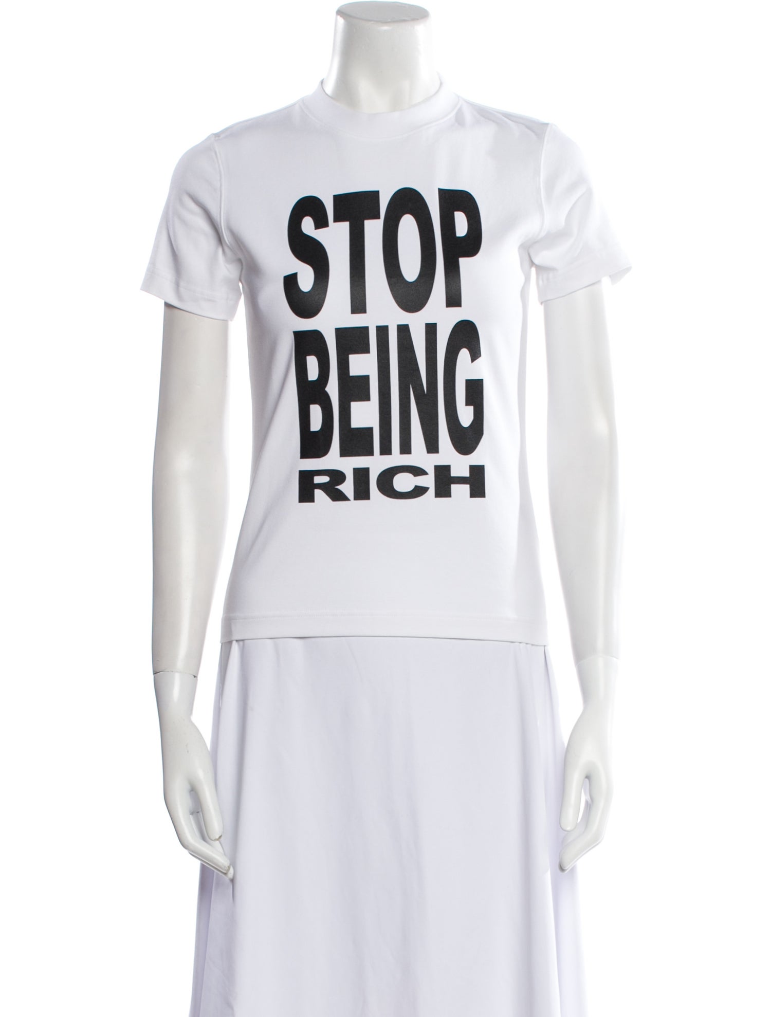 Vetements Graphic Print Crew Neck T-Shirt