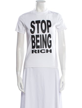 Vetements Graphic Print Crew Neck T-Shirt