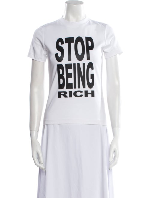 Vetements Graphic Print Crew Neck T-Shirt