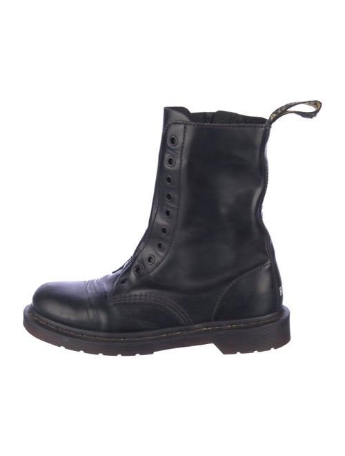 Vetements Leather Combat Boots