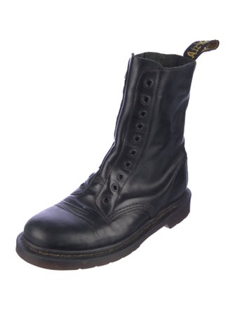 Vetements Leather Combat Boots