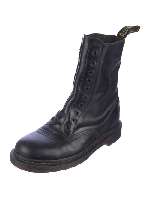 Vetements Leather Combat Boots