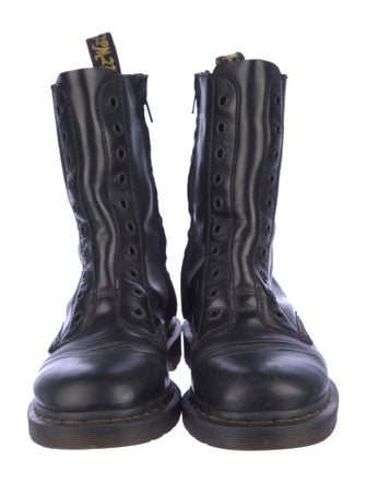 Vetements Leather Combat Boots