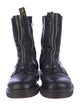 Vetements Leather Combat Boots