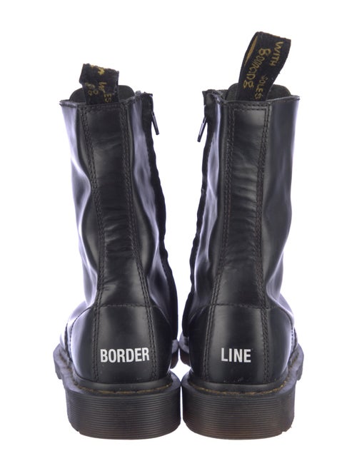 Vetements Leather Combat Boots