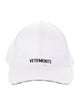 Vetements Embroidered Baseball Cap