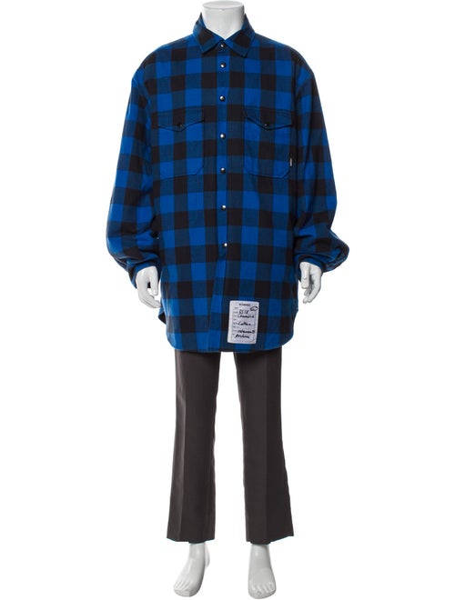 Vetements 2018 Plaid Print Overcoat