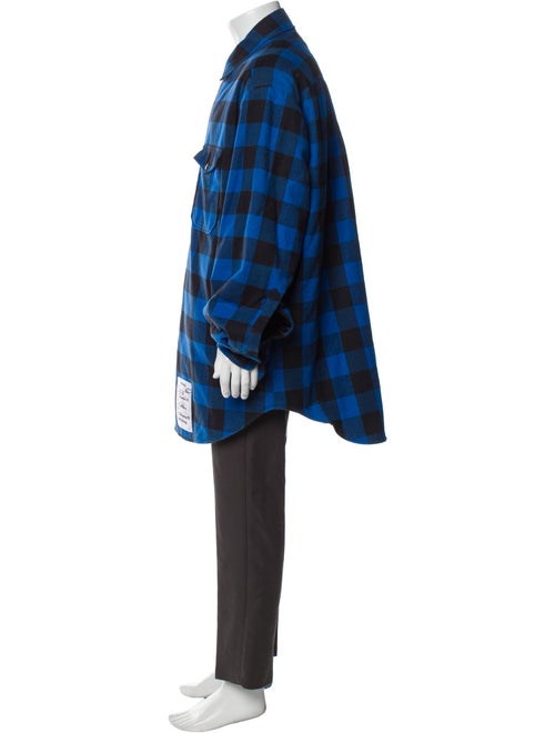 Vetements 2018 Plaid Print Overcoat