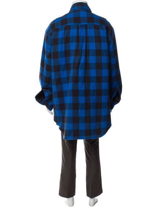 Vetements 2018 Plaid Print Overcoat