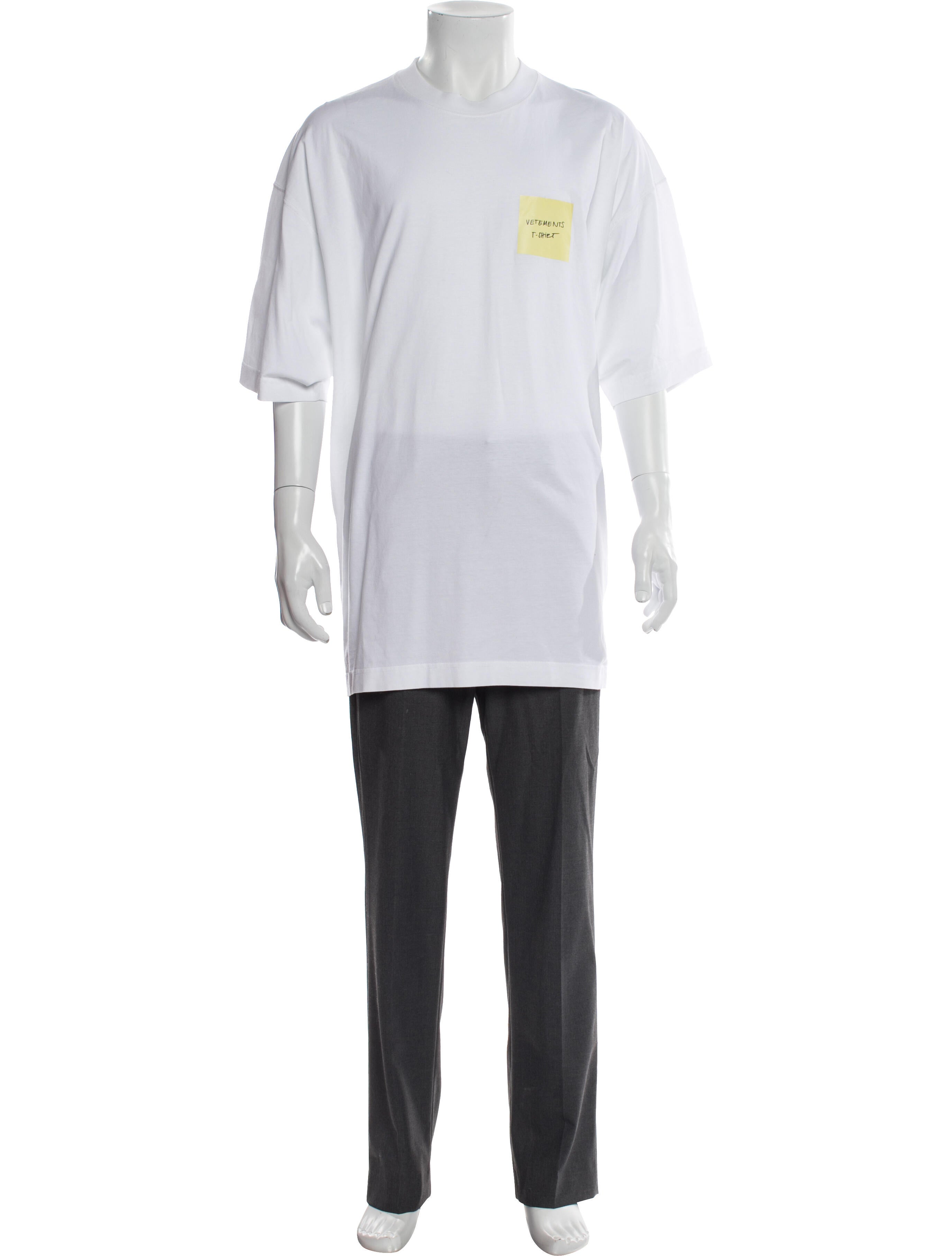 Vetements Sticker Graphic Print T-Shirt w/ Tags