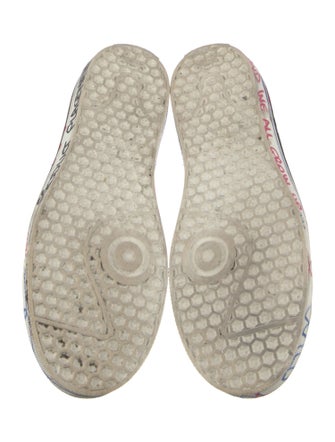 Vetements Canvas Printed Sneakers