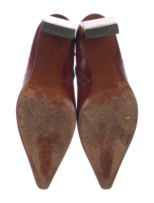 Vetements Leather Boots