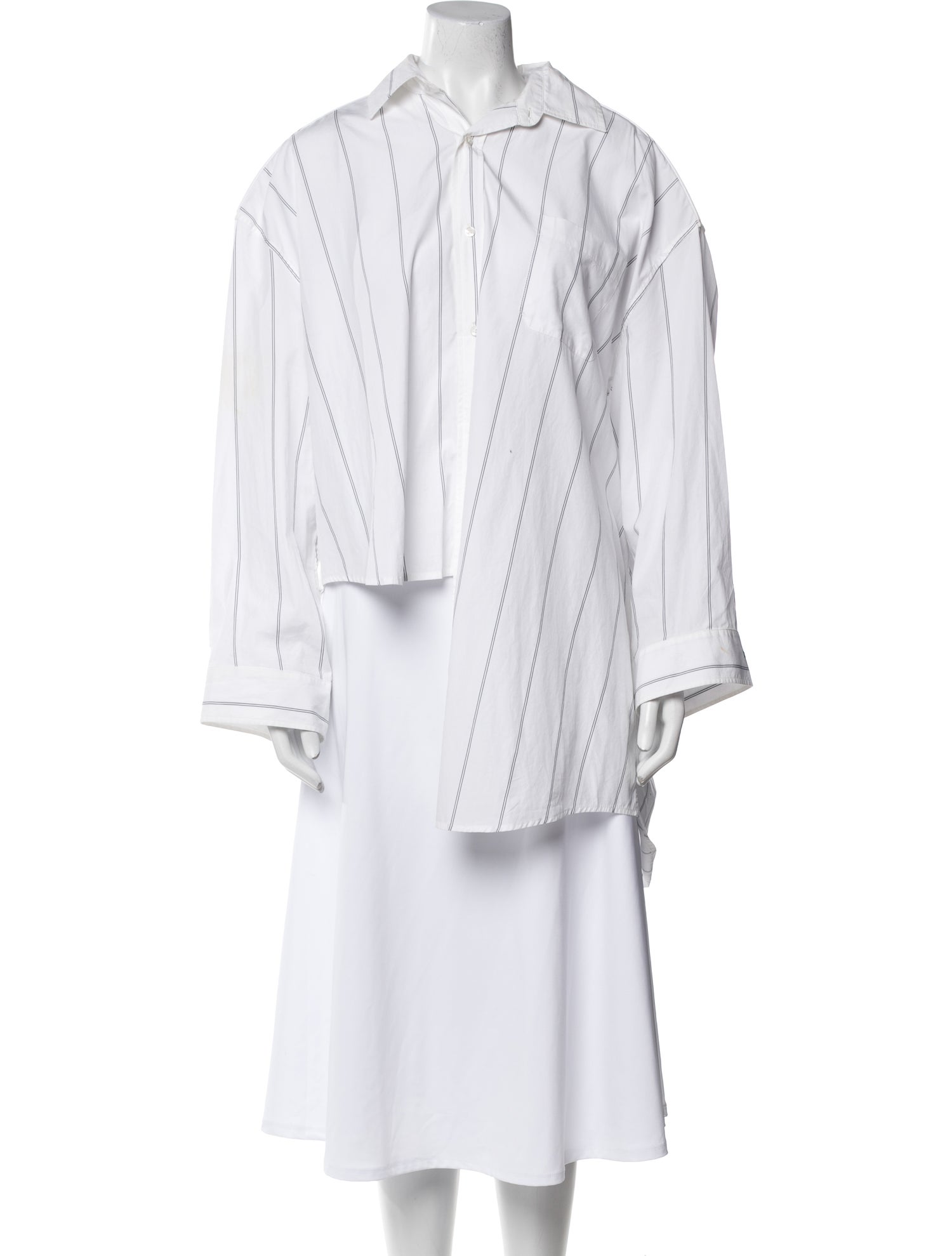 Vetements 2017 Striped Tunic