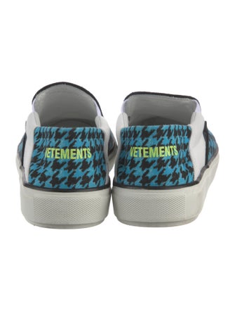 Vetements Canvas Printed Sneakers